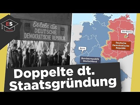 Double German State Founding - Germany 1945-1949 - The Origin of the FRG and GDR Simply Explained!