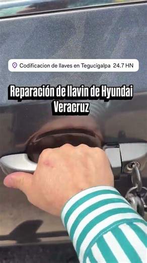 Reparación de llavin de puerta de Hyundai Veracruz 2011