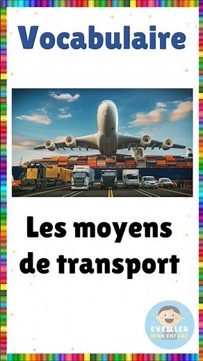 Vocabulary: means of transport || French #eme #vocabulary #french #transport