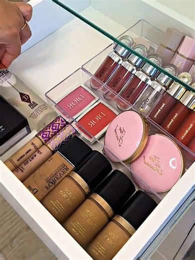 Makeup Drawer Organization ASMR