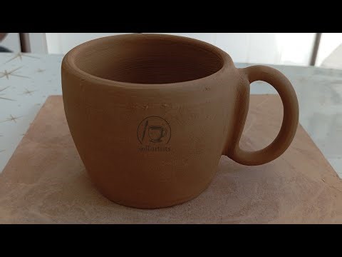 Making a handmade mug with clay! | Enjoyable pottery experience at home