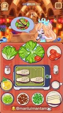 Cookingdom Recipe 100 Grilled Eggplant Walkthrough #cookingdom #asmrgaming #manluimantamasmr