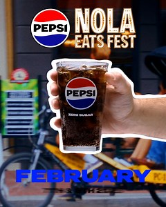 6.3K views · 1.1K reactions | RSVP for the PEPSI® NOLA Eats Fest in Feb! Grab a taste of New Orleans' biggest flavors and enjoy the sounds of the culture. | Pepsi | Facebook
