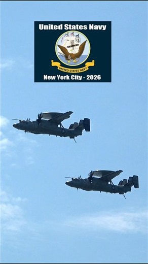 US Navy' Eyes in the Sky - Northrop Grumman E-2D Hawkeye - NYC 2026