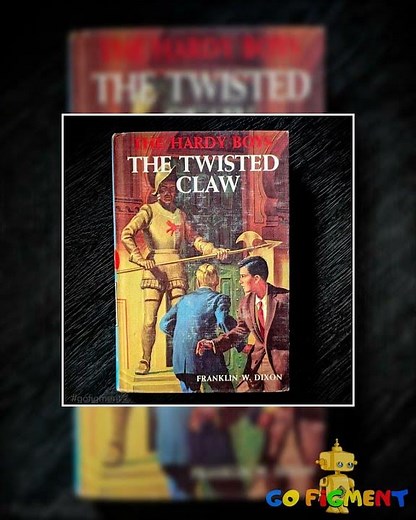18 The Twisted Claw (1939): Vintage Hardy Boys Book Blue-Back