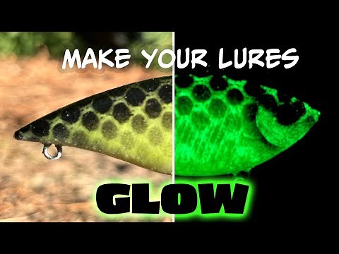 Lure Painting - How To Paint A Powerful Glow In The Dark Lure