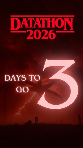 DataZen on Instagram: "Only 3 days left to enter the Upside Down of data‼️ Decode the data. Win the game.💻 See you at DATATHON 2026! #DataZenSVU #DATATHON2026 #datascience #genai #coreml"
