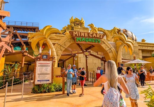 We Just Rode the NEW Mine Cart Madness Coaster at Epic Universe — And It's Impeccably Themed | the disney food blog