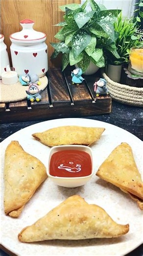 Healthy Baked Samosa | No Deep Fry Recipe 😍