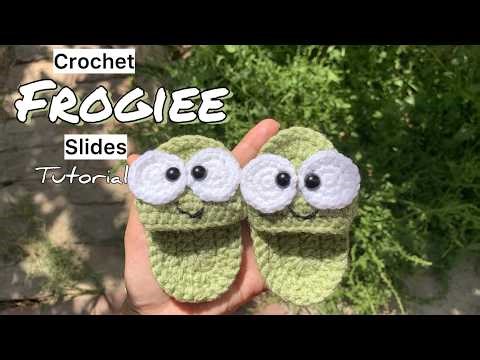 Diy Crochet Frog Baby Slippers | Easy Step by Step Pattern