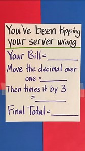 71K views · 101 reactions | How to tip your server By Jennie Carroll | Tips, Tricks & Funny Clips | Facebook
