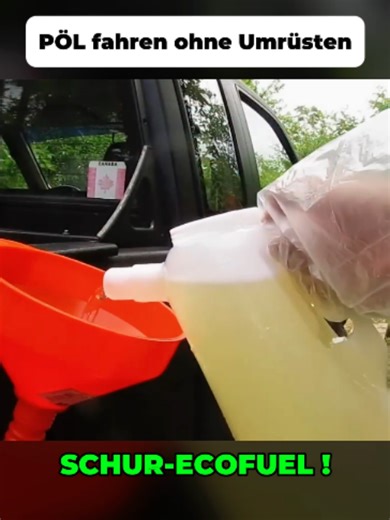 SCHUR-ECOFUEL - PÖL fahren ohne Umrüsten #audi #vw #Öl #Auto #Autolack #diy #fyp #viral