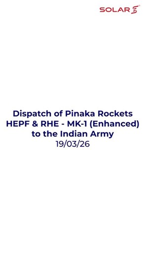🇮🇳 A Proud Moment for India!Solar Defence and Aerospace Limited becomes the first private company to dispatch the first-ever Pinaka Enhanced MK-I to the Indian Army.Powering India’s strength. Advancing Atmanirbhar Bharat.Built in India. Delivered with Pride.#powertopropel