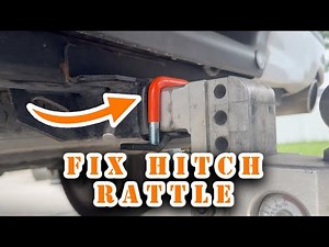Hitch Tightener & Anti-rattle stiffener installation.