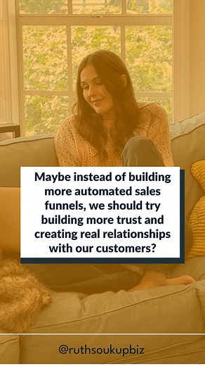 HERE’S THE TRUTH 👇 Maybe the problem isn’t that your funnel is broken. Maybe the problem is that your business forgot how to connect. For the past decade, online business has been obsessed with automation— “Automate your sales!” “Build passive funnels!” “Make money while you sleep!” And don’t get me wrong… automation is powerful. But somewhere along the way, we started believing the automation itself was the strategy. We stopped asking: 👉 What actually builds belief? 👉 What creates loyalty? �
