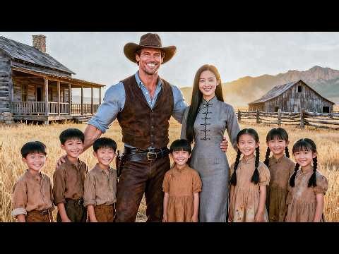 Giant Cowboy Bought the Barren Chinese Widow for $1 — 8 Years Later, She Gave Him 7 Children