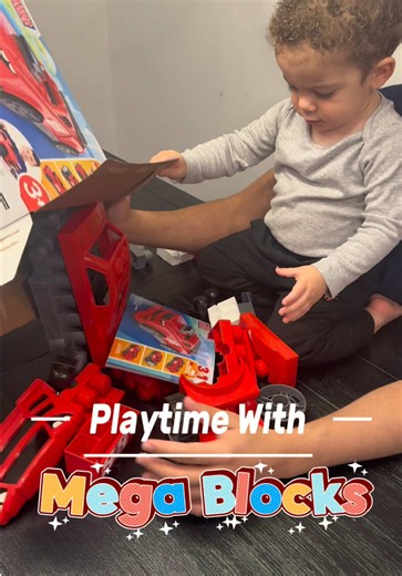 Building Fun with Mega Bloks: A Toddler's Adventure