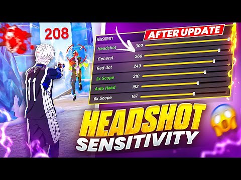 BEST SENSITIVITY AFTER UPDATE & ALL PRO HEADSHOT SETTINGS ☠️🔥 || FREE FIRE MAX
