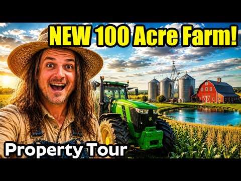 I Bought a 100 Acre Farm!! (New Property Walk Through)