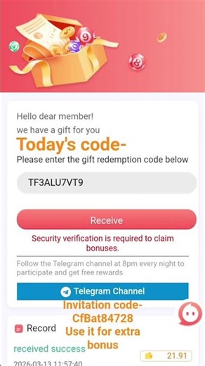 Raja Luck Today's Code | New Invite Code & Latest Update 2026 #RajaLuck #InviteCode #TodayCode