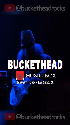 Buckethead at Music Box San Diego! 🤖💕 #buckethead #progressiverock #music #metal #guitar