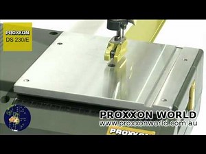 Scroll saw demonstration - Proxxon DS 230/E