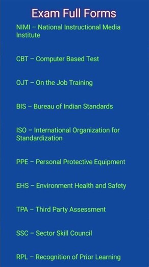 FULL FORM ⁉️OTP❓POS✨CBT‼️HMT🌟MIG‼️💯#study #knowledge #education #ssc #upsc #ntpcstaticgk
