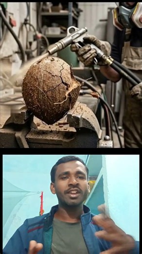 Coconut vs Sandblaster! 🥥💨