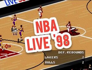 NBA Live '98: Sega Genesis does the NBA right! #fyp #foryourpage #nes #sega #nba #nba2k #nbaallstar #basketball