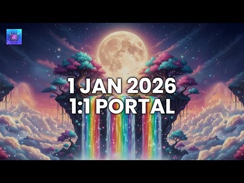 1:1 Miracle Portal Opens Jan 1, 2026 ⚡ Listen Once to Unlock Luck, Wealth & Abundance (1111Hz)
