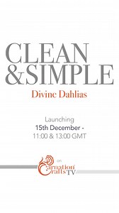 Brand New Clean & Simple Cardmaking Kit launching on Monday 15th December! Say Hello to Divine Dahlias 💐 Sign up here - https://www.carnationcrafts.co.uk/shop/stamps/image-stamps/clean-simple-divine-dahlias-cardmaking-kit/ | Carnation Crafts