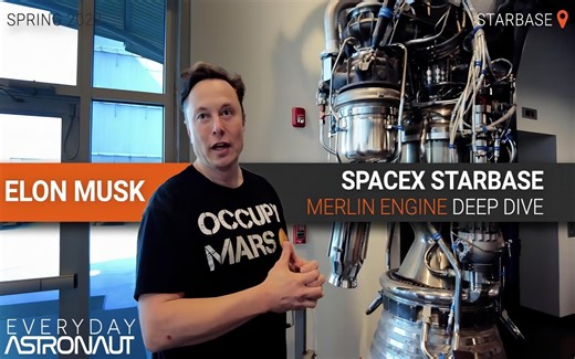 4K画质科普 - 埃隆·马斯克详解SpaceX默林火箭发动机