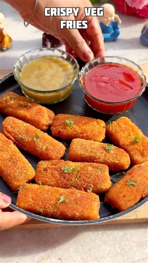 Crispy Veg Fries #youtubeshorts #shortsfeed #snacks #fries