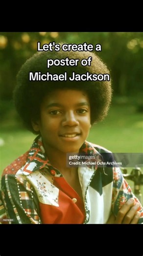 Michael Jackson-Let's create a digital poster