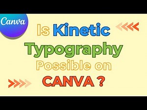 Canva Kinetic Typography Tutorial: Animate Text Like a Pro!#canva #yt #tutorial#kinetictypography