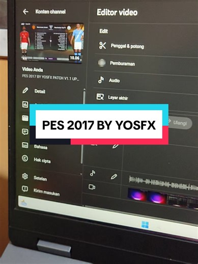 Pro Evolution Soccer 2017 pes 2017 By Yosfx Patch Langsung aja ke YT Down Gaming Untuk downloadnya #pes2017 #proevolutionsoccer