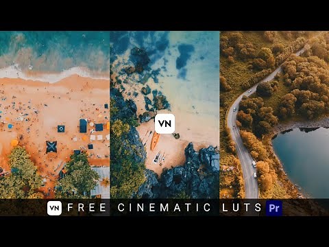 😱Free Cinematic Free Luts | VN Luts 😱 | Premiere Pro | Cinema |Colour Grading In Mobile (VN Editor)