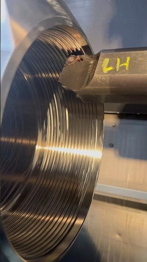CNC LATHE TURNING, left hand thread