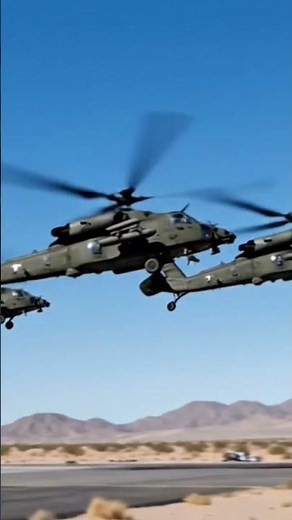 AH-64Apache 헬리콥터가 비행하는 소리 (AH-64 Apache Helicopter Flying Sound) #helicopter #military #fly #apache