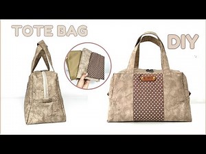 Tote Bag Tutorial For Beginners | DIY Tote Bag Beginners Sewing Tutorial