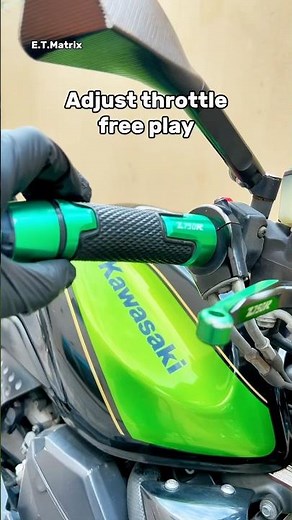 How to adjust your motorcycle throttle cable