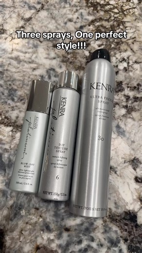 Love these hairstyling products!! @Kenra Professional #hairtools #drytexturizingspray #hairgrowthproducts #hairmaintenance #haircaremusthave