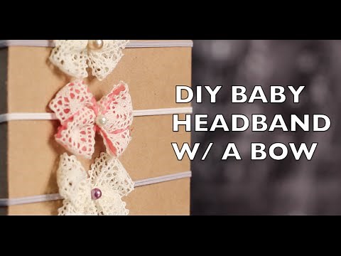 DIY How To Make A Baby Headband With A Bow