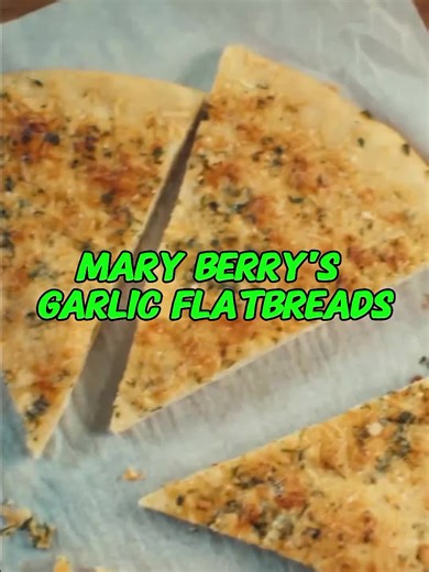 Easy Homemade Garlic Bread Recipe | Mary Berry: Cook and Share | Mary Berry Mary Berry's Garlic Herb Flatbreads are your new go-to for a quick, flavour-packed starter or side dish - ready in under 30 minutes, no rising, no fuss. Just mix, roll, and oven-bake for soft, golden flatbreads loaded with garlic, parsley, and basil. #cooking #easy #recipes #trand