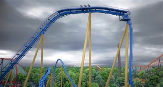 Dive roller coaster with world’s steepest drop to debut near Michigan (video)