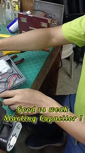 Starting Capacitor testing gamit Analog Tester #electronics #tutorial #repair #training | Difficulty in Electronics
