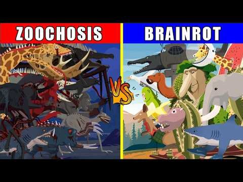 ZOOCHOSIS VS MEME ANIMALS - Parody Animation of Power Scaling Absurdness