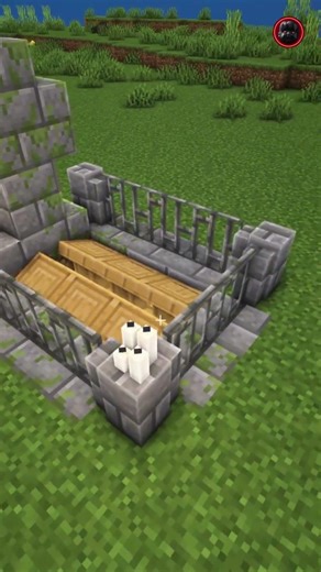 Minecraft Grave Tutorial That Actually Looks Good🪦 #minecraft #build