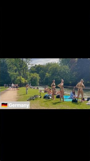 Beautiful Garden beach Of Germany 🇩🇪 #munich