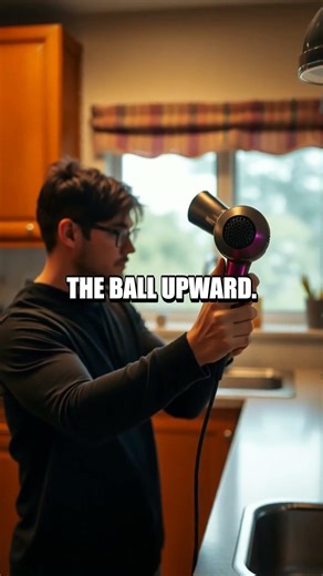 Air Ballet at Home The Bernoulli Ball Trick